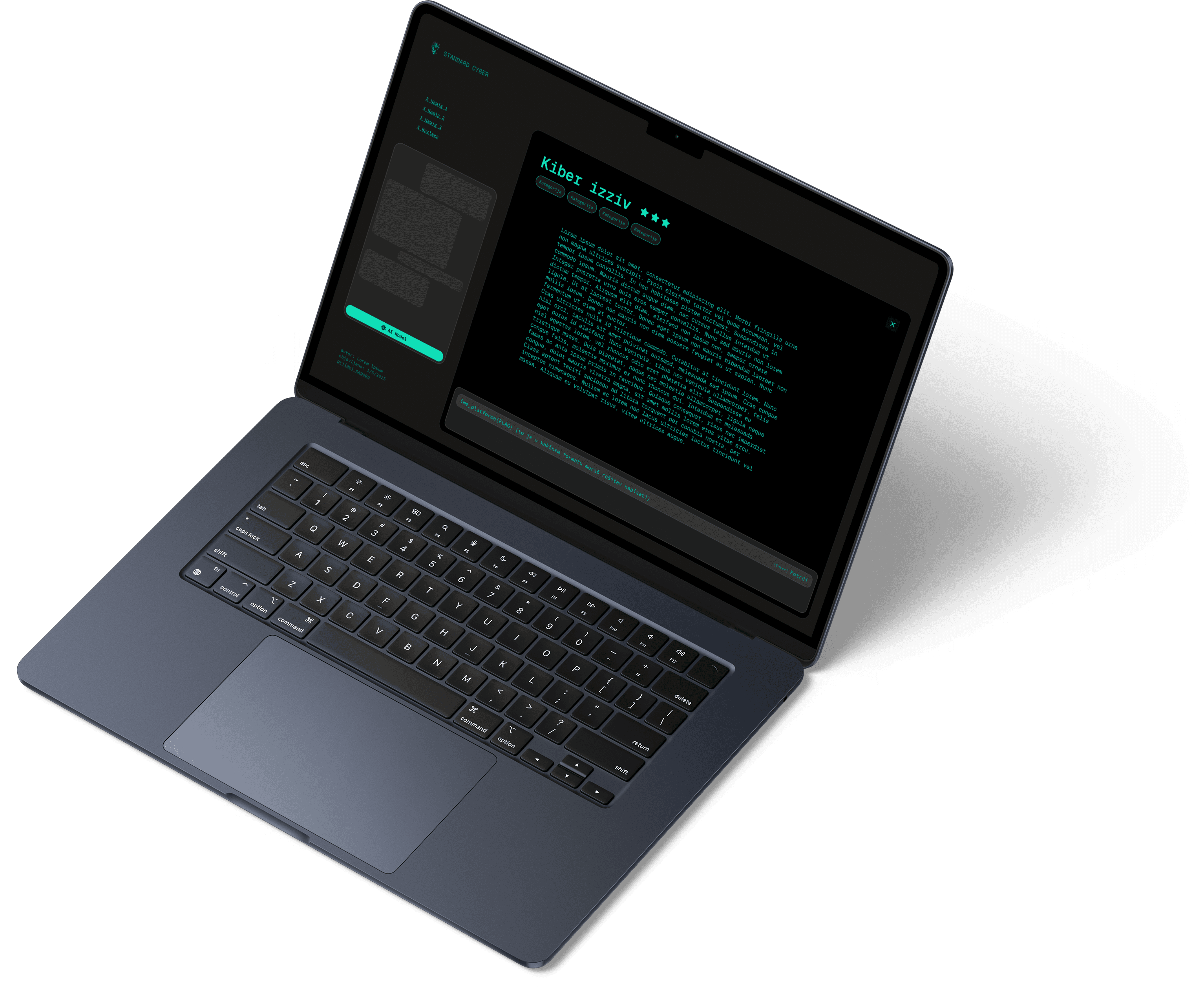 Platform mockup in iPhone